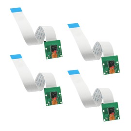 4 PACK Raspberry Pi Mini Camera Module Zero CSI 5 Megapixels 1080p Webcam Support OV5647 Sensor Video for Raspberry Pi Model A/B/B+,Pi 2 and Raspberry Pi 3, Pi Zero/Zero W