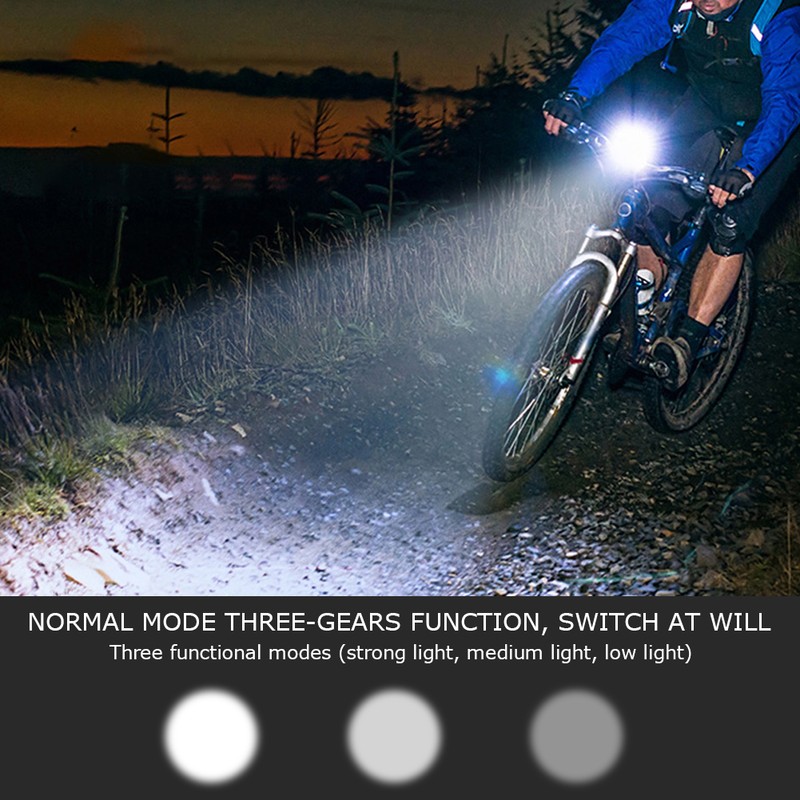 Intelligent Induction Mountain Bike Front Lights Waterproof Cycling Light Flashlight