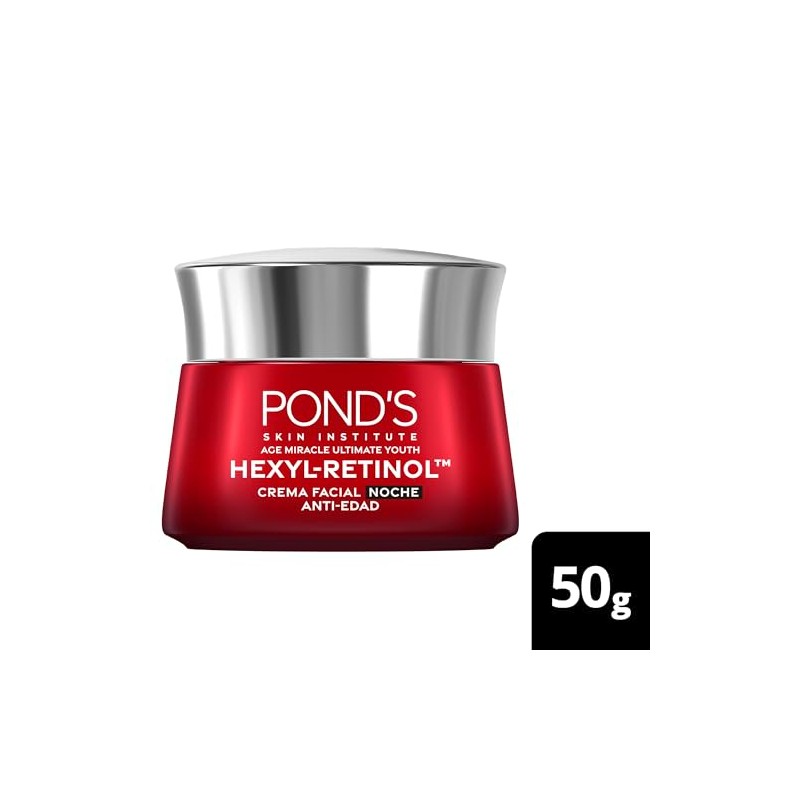 POND'S Crema Facial Antiedad Noche Age Miracle Ultimate Youth, 50g