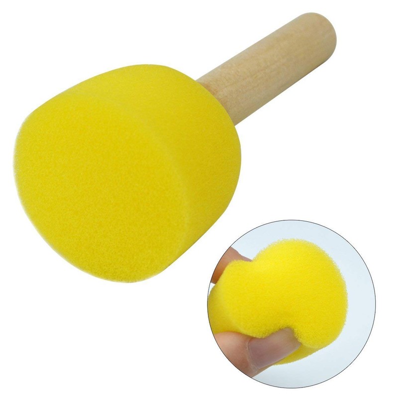 AFKshop Sponge Foam Brush Paint Brush Kids Drawing Brush Drawing