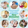Learn & Climb Kids Responsibility Chart Magnetic Board, 63 Chores,