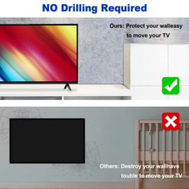 AIDITIYMI TV Base Stand, TV Stand Legs Replacement Compatible with Hisense 75A53FUA 75A6G 75R6E4 75U6G 75A6H 75 Inch Class A6G Series LED 4K UHD Smart Android TV 2021 Model - TV Stand Base with Screws