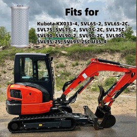 FLTRUCKTOP V0511-65150 Hydraulic oil filter fits Kubota KX033-4, SVL65-2, SVL65-2C, SVL75, SVL75-2, SVL75-2C, SVL75C, SVL90, SVL90-2, SVL90-2C, SVL90C, SVL95-2S, SVL95-2SC U35-4 Replaces V0511-65151