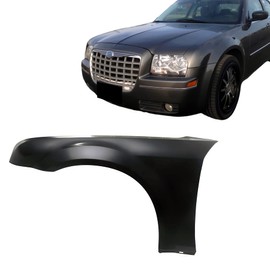 CarPartsDepot Front Quarter Panel Left Driver Side Fender With Mudguard Provision Compatible For Chrysler 300 Sedan 2005-2010 Base Limited Touring C C SRT8 LX Signature Series S