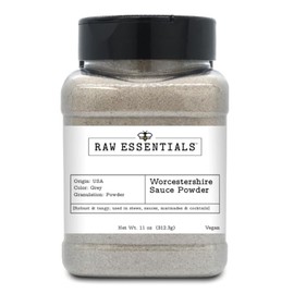 Raw Essentials Worcestershire Sauce Powder - Robust and Tangy - Elevates your Stews, Sauces,...
