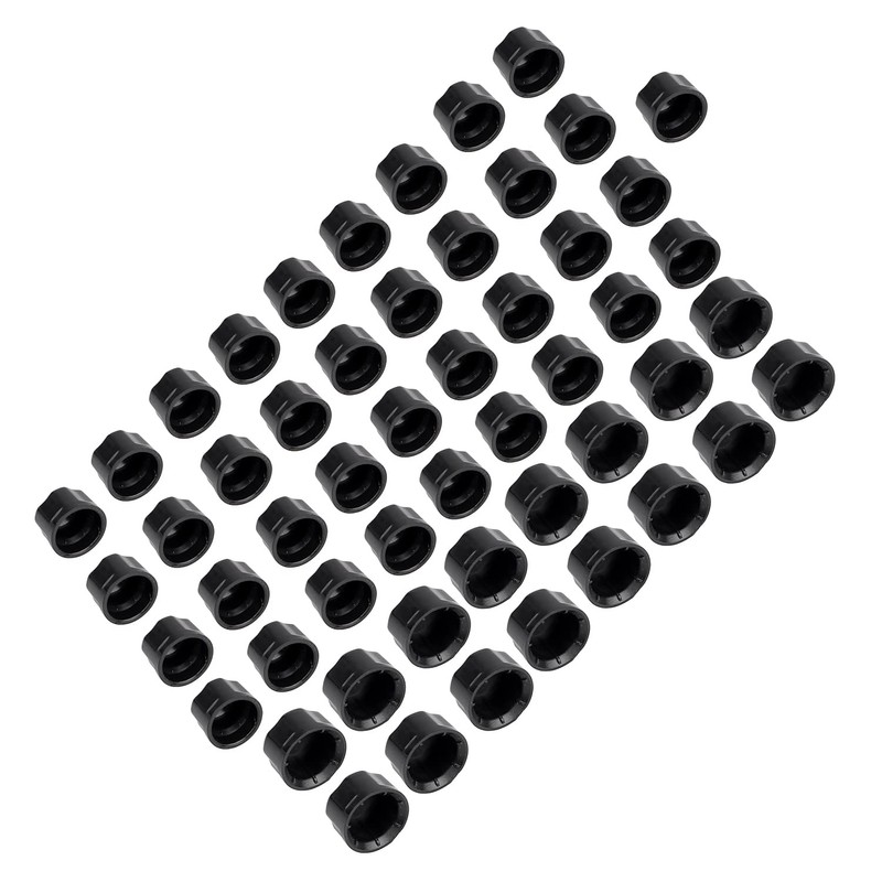 YDLMT 53 Pcs Gloss Black Motorcycle Engine Bolt Head Covers/Topper