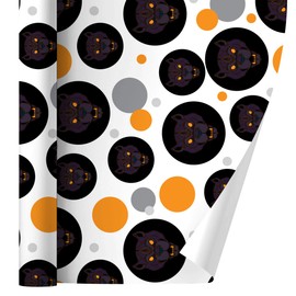GRAPHICS & MORE Black Panther Leopard Jaguar Face Tribal Gift Wrap Wrapping Paper Roll