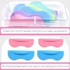 Almohadillas Elevadoras para Pestañas de Silicona, 5 Pares Permanente de