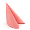 Apartina Napkins Fabric-Like Airlaid, Plain, Coral, Size 40 x 40