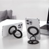 Dual Magnetic Phone Ring Grip Kickstand Holder for Smartphones, Twosides