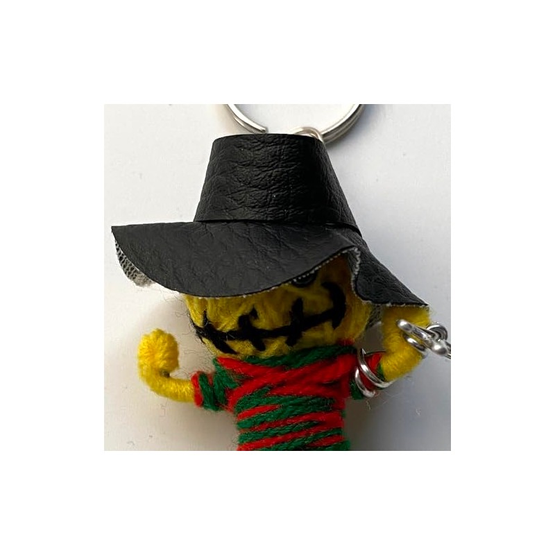 Voodoo String Doll Keychain, Design T08
