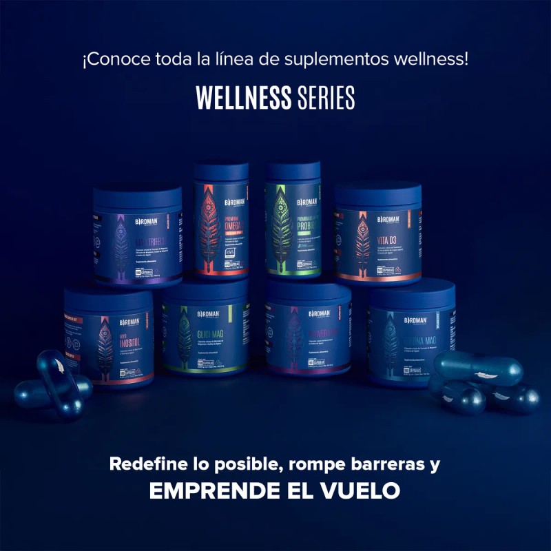 Birdman Glicinato de Magnesio 400 mg | Sin Aditivos |