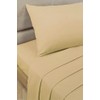 NIYS Luxury Bedding 100% Egyptian Cotton Flat Sheets (King, Beige)