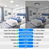 Peasur 7 inch LED Ceiling Light, 3000K/3500K/4000K/5000K/6500K Adjustable Flush Mount