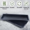 BETONEX Big DIY Precast Concrete Molds 2 pcs Wooden Pavers