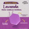 Shampoo Sólido de Lavanda para Cabello Normal, 75gr