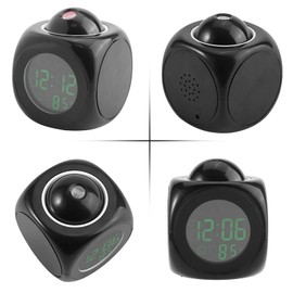 Alarm Clock, Projection Clock for Bedroom Ceiling Projection Clock Digital Projection Alarm Clocks Wall Projection Display LED Alarm Clock Alarm Clocks for Bedrooms