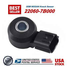 Original OEM Genuine Nissan Knock Sensor 22060-7B000 for Frontier Xterra Villager 3.3L V6 USA