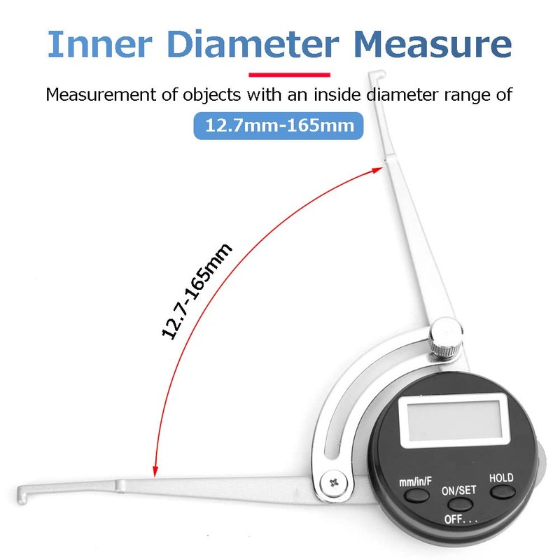 Internal Diameter Caliper, 0.01mm High Accuracy Inner Diameter Electronic Caliper