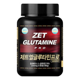 Zetrition Jet L Glutamine Pro 1000mg 180 tablets high content L-glutamine tablets excipient-free / 제트리션 제트L글루타민프로 1000mg 180정 고함량 L-글루타민 알약 무부형제