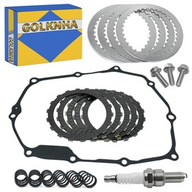 Clutch Kit & Friction Steel Plates Cover Gasket Compatible with Honda Grom 125 2022-2023 2025 Monkey Z125MA Super Cub 125 CA125A 2022-2024 Trail 125 2023-2024