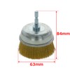 Takagi Earth Man Hexagonal Shaft Cup Wire Brush, Brass Wire,