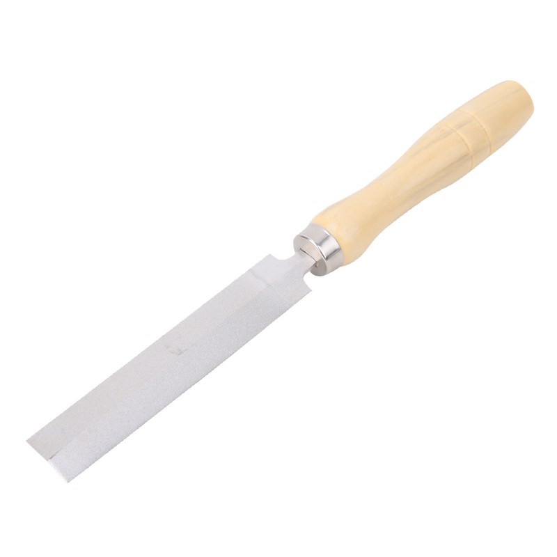 Diamond Rhombic File Wooden Handle Metal Glass Grinding Woodworking Garden
