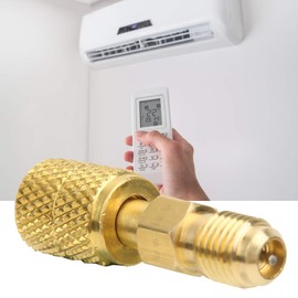 R410A Adapter 1/4" Male SAE to 5/16" Female SAE Air Conditioning and Cooling Copper Parts (R410A Outdoor 1/4SAE Inner 5/16SAE)