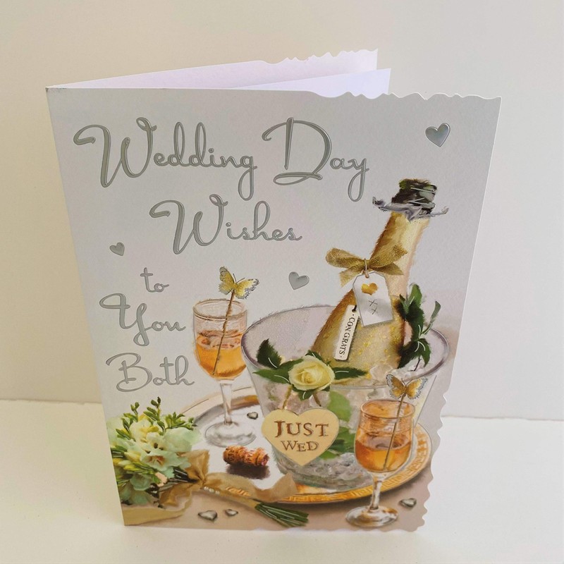 Jonny Javelin Wedding Day Wishes To You Both Card -