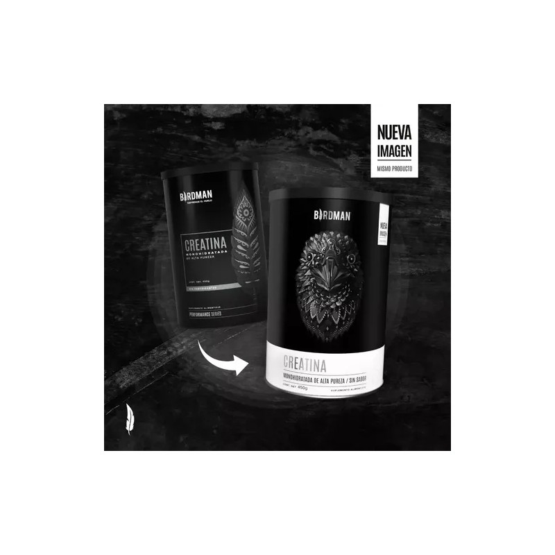 Birdman Creatina Monohidratada Kit 2 Piezas De 450gr