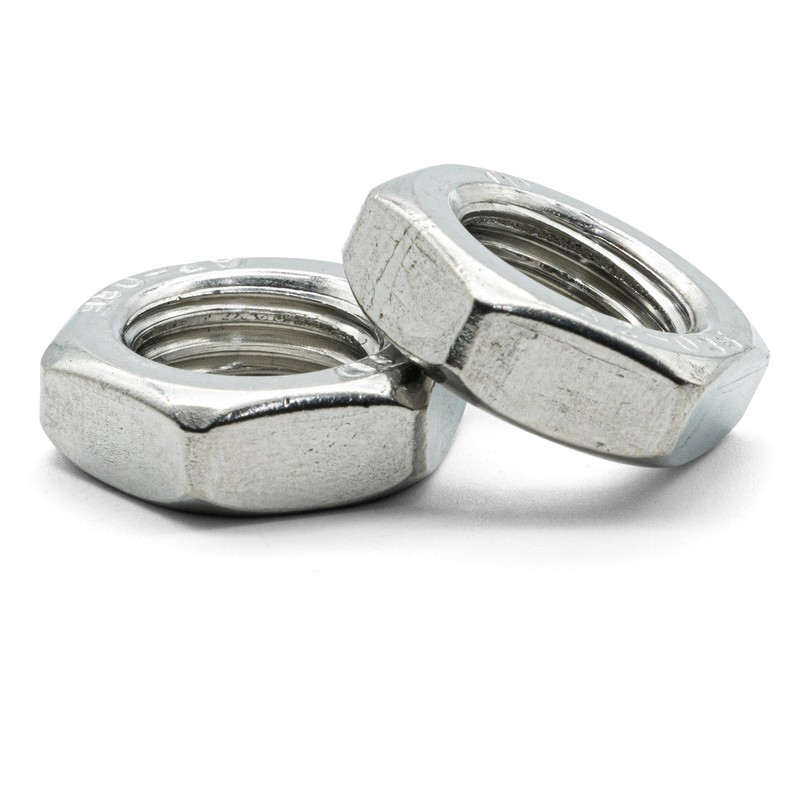 Hippo Hardware M27 (27mm) Hexagon Half Lock Hex Thin Nuts