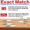 4-Pack 4902EA1002E AJK72909307 Washer Suspension Rods, 25.8 Inch Compatible with