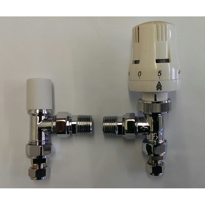 Manissa 15mm to 8mm Radiator & Towel Rail Valve Pipe
