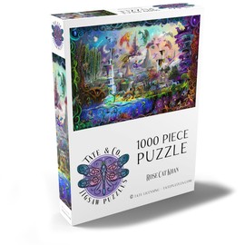 MyPuzzle Magical Mythology - Rose Cat Khan - Premium 1000 Piece Puzzle - MyPuzzle Special Collection by Tate & Co Puzzles