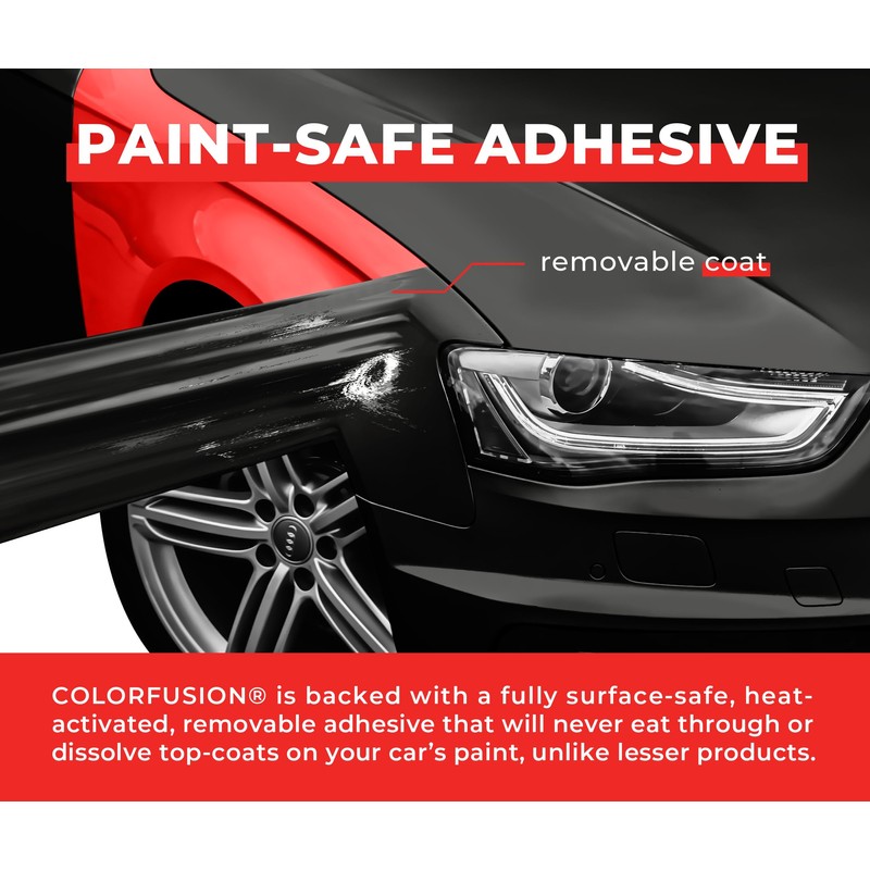 ColorFusion PPF by VViViD, Matte Black Dry Apply PPF Vinyl