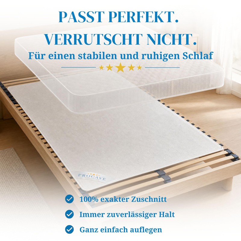 PROCAVE Felt Protector for Slatted Frame Available in Different Sizes