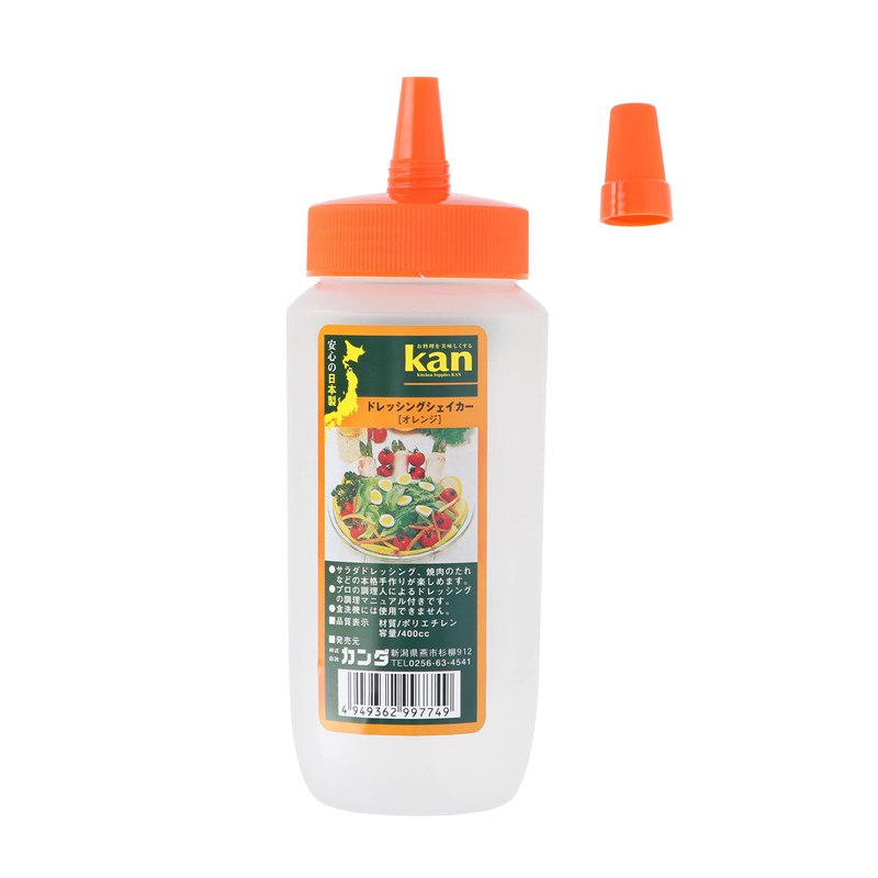 Kanda Kan Dressing Shaker 400cc Orange 362033