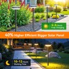LETMY Solar Pathway Lights Outdoor, 6 Pack 2X Brighter Solar