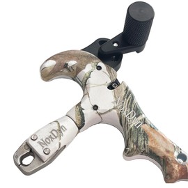 NoxDyn 4-Finger 360° Rotatable Camo Bow Release for Compound Bow