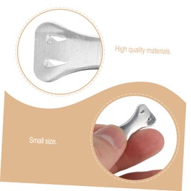 Baluue 100pcs Aluminum Clips Durable Metal Clasps Practical Fastener Accessories for Elastic Bandages and Crepe Wraps