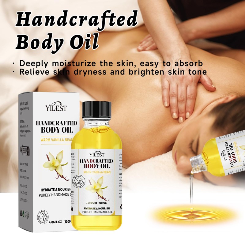 Body Oil Strawberry (120 ml, Vanilla)