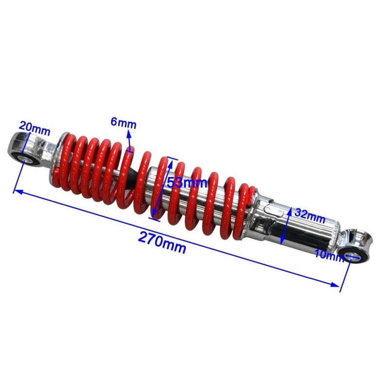 Unbranded Pair 270mm Front Shock for 110cc 125cc ATV Quad
