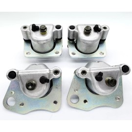 LYK Front & Rear Brake Calipers for Polaris Ranger 500 700 XP 700 2x2 4x4 with Pads