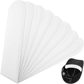 Gejoy Golf Hat Liner Cap Absorbent Sweat Pad Disposable for Baseball (White, 50)