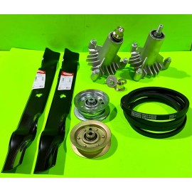 Craftsman LT3000 42 Mower Deck Rebuild Kit Spindles Blades Belt Idlers