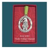 Basic Spirit Gnome Pewter Ornament with Santa Hat for Holiday