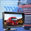 Touch Split Screen 1080P Truck Backup Camera Car Dash Cam