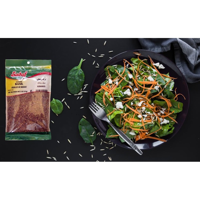 Sadaf Basil Leaves - Dried Basil Leaves for Cooking and