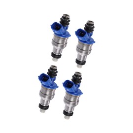 ACROPIX 4pcs 195500-1970 B6S713250 Fuel Injector for Mazda Miata 1.6 1990-1993 for Ford Probe Base, GL 2.2L 1990-1992 for Mazda 929 Base, S 3.0L 1990-1991 Car Parts