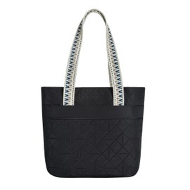 Travelon Anti-Theft Boho Tote, Black Solid